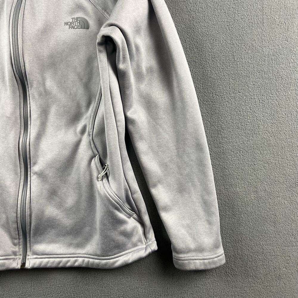 The North Face Jacket Womens Large Gray Agave Full Zip Pockets Outdoor Hiking - Picture 5 of 11